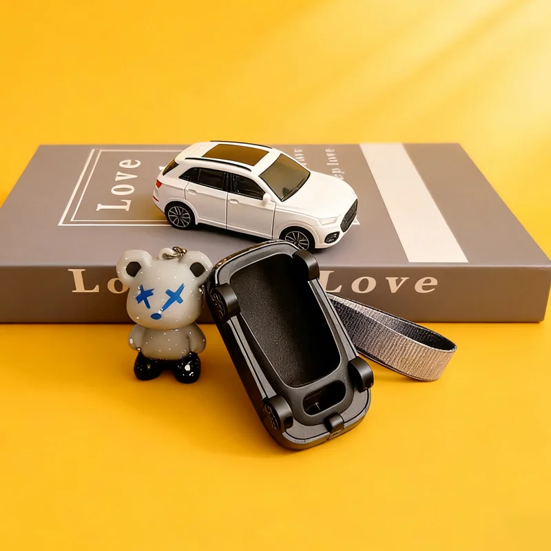 

Модный персонализированный чехол для Audi Q5L Car Model для Audi A4 B9 A5 A6 8S 8W Q5 Q7 4M S4 S5 S7 TT RS Remote Smart Car Key Case Cover