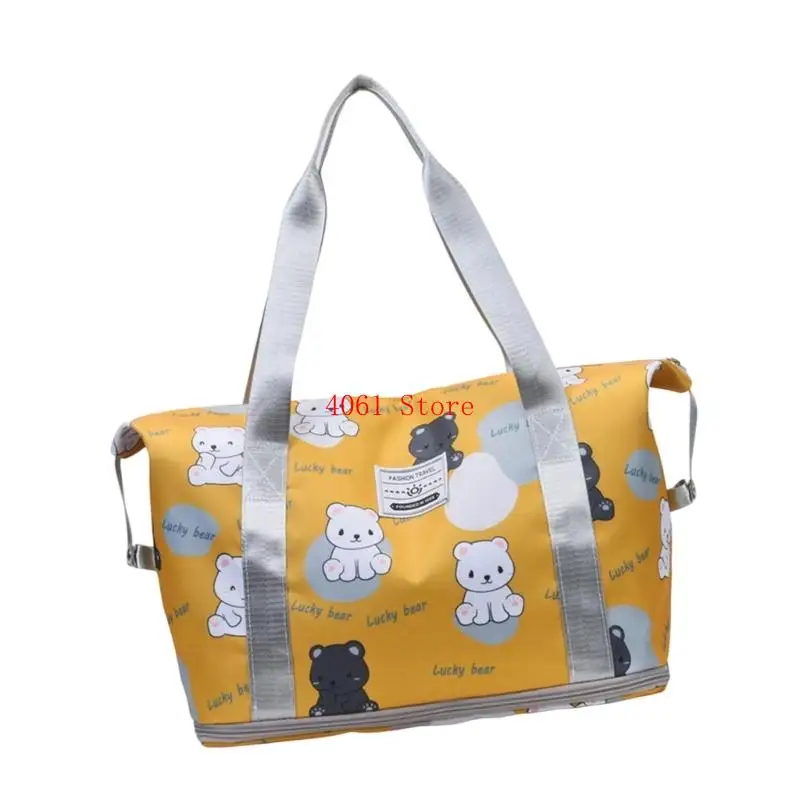 Fitness Bag Dry and Wet Separation Gym Bag Travel Bag Expandable Weekender Bag