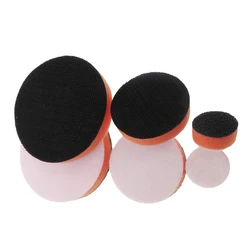 5 Pack Hook and Loop Soft Foam Buffing Pad 1 Inch 2 Inch 3 Inch Sponge Cushion Buffer Polishing Backing Pad for Sanding Pad