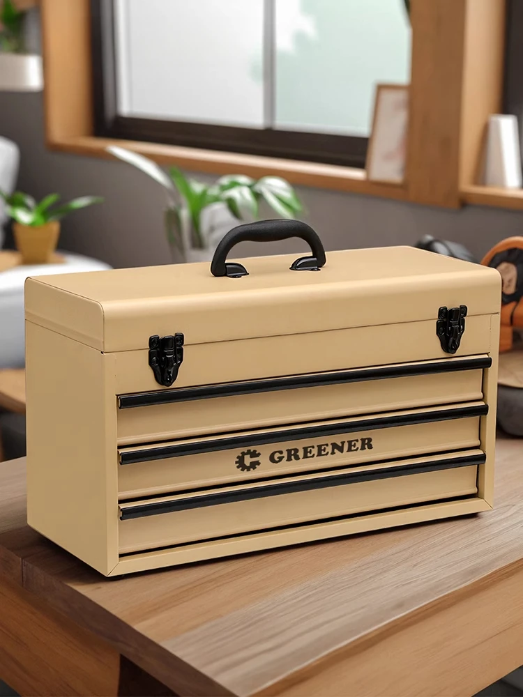صندوق تخزين صندوق تخزين أمريكي صندوق تخزين أدوات معدني متعدد الطبقات