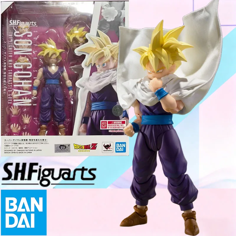 

Low price In Stock BANDAI Original Box S.H.Figuarts DRAGON BALL SUPER SAIYAN SON GOHAN SHF Action Figure Model Toy Gift for Kids