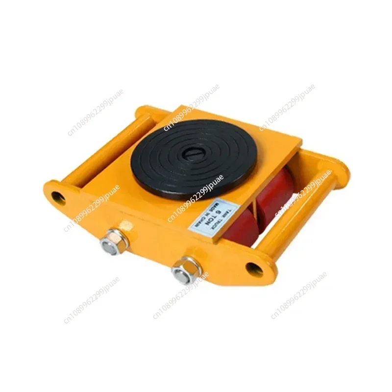 6T 4 PU wheel truck heavy equipment mobile iron turtle platform wheel load / industrial weigh/ home large handling