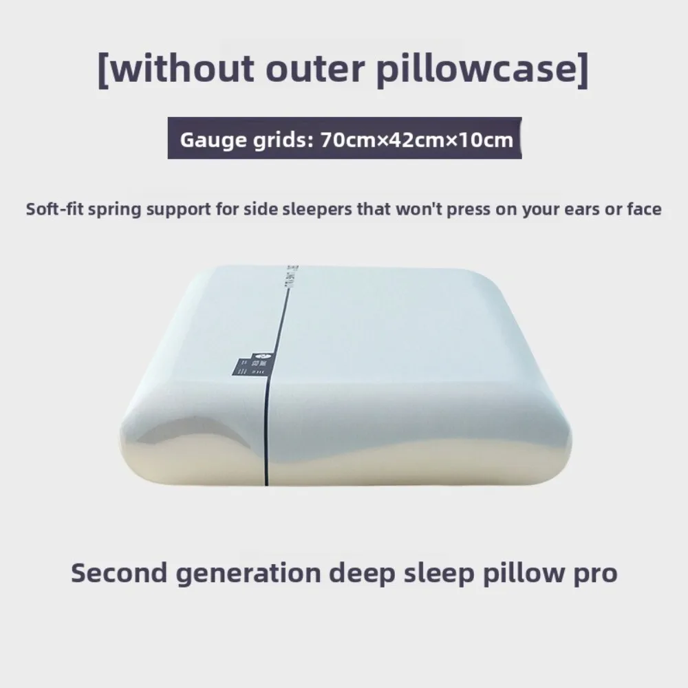 

Deep Sleep PRO2 Neck Support Pillow Core for Adults Slow Rebound Memory Foam for Comfortable Rest and Better Sleep Support