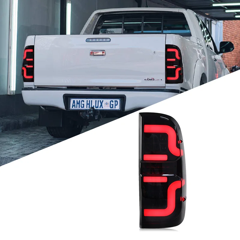 

2012 -2014 for hilux accessories Black Led taillight hilux taillamp rear light for Toyota hilux vigo