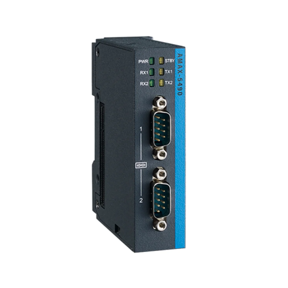 Advantech AMAX-5490 2-port Isolated RS-232/422/485 CPU Module Serial Communication Expansion Module for AMAX-5580