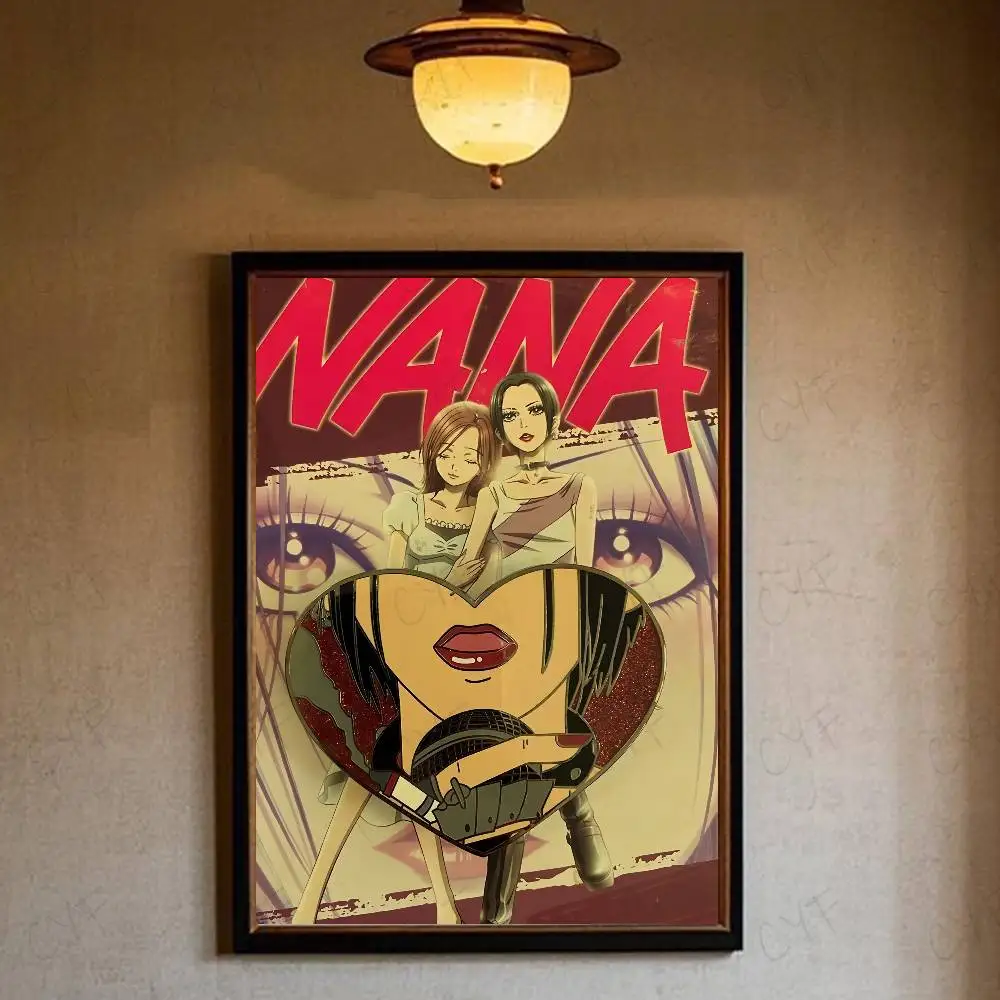 Anime N-Nana Osaki Line Poster Wohnzimmer Wandkunst Garage Raumdekoration – Detail 8