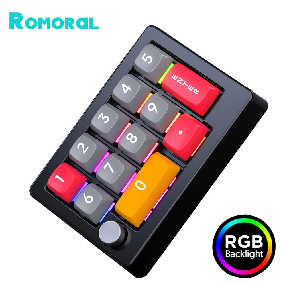 

Macro Programmable Hot Swappable Mechanical Switch Gaming Mini Keyboard 7 Color RGB Light Keyboard kit custom keyboard