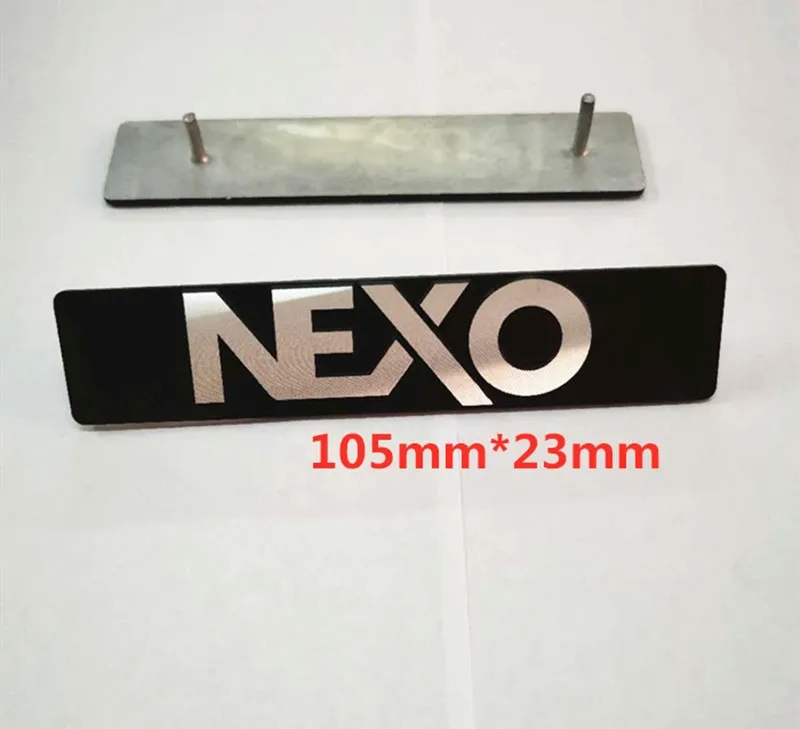 Universal EV Metal Aluminum Signage Sign OEM LOGO Nameplate For Audio Amplifier Speaker Loudspeaker Horn 50*50mm 35*35mm