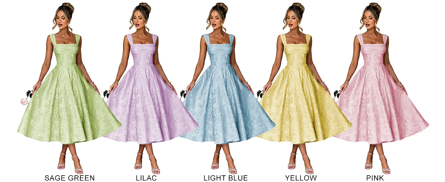 cap sleeve prom dress floral midi cocktail party gowns