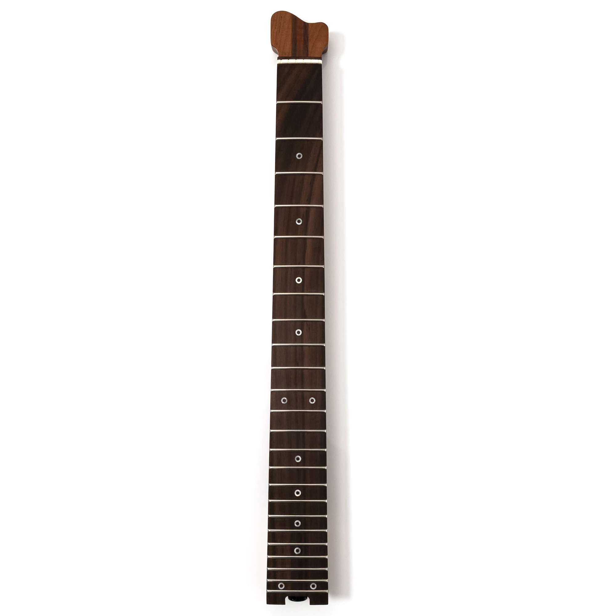 Headless Electric Guitar Neck 24 Frets 5-Piece Roasted Maple Rosewood Neck Stainless Steel Frets Bone Nut Ergonomic Profile