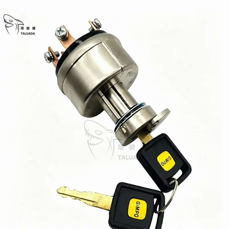 For Doosan Ignition Switch DX55 DX60 DX70 Ignition Switch DX75 DX80 DX90 Excavator Ignition Starter Switch