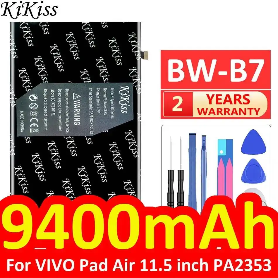

Аккумулятор для планшета BW-B7 9400 мАч для Vivo Pad Air 11.5 дюймов PA2353, долговечный, высокоэффективный