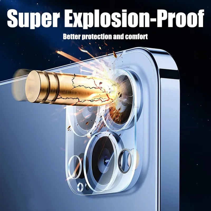 Full Coverage Camera Lens Tempered Glass For iPhone 17 Pro Max Air 15 16 13 12 11 14 Pro Mini Anti-scratch Lens Protective Film view 3
