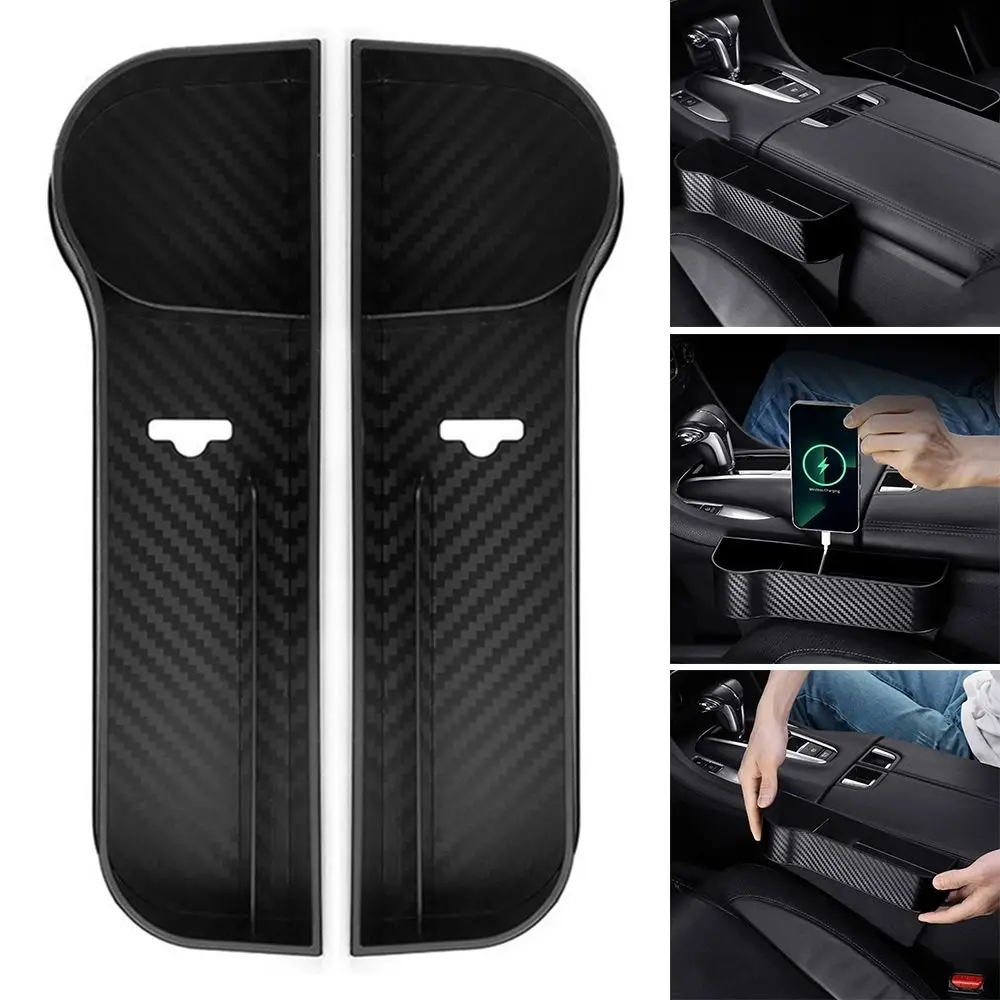 Organizer Car Storage Box Useful Pocket Seat Gap Slit Car Seat Organizer Catcher Phone Holder Car