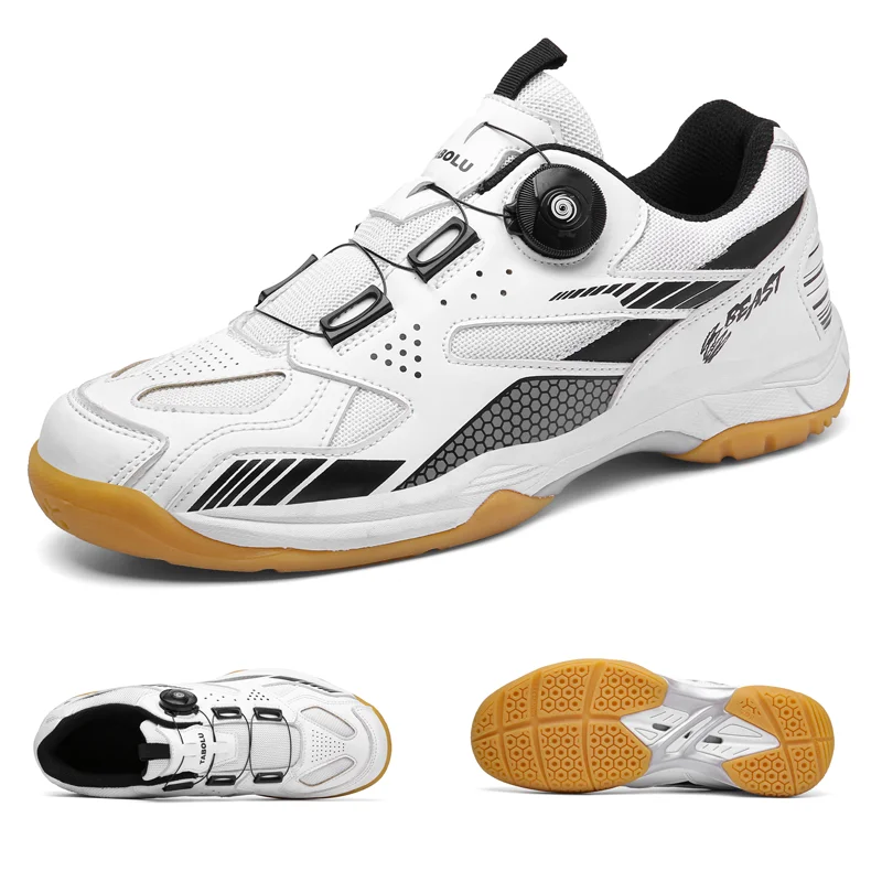 

Badminton Shoes for Men Women Sports Professional Volleyball Sneakers Men Breathable Lightweight Table Tennis Shoes