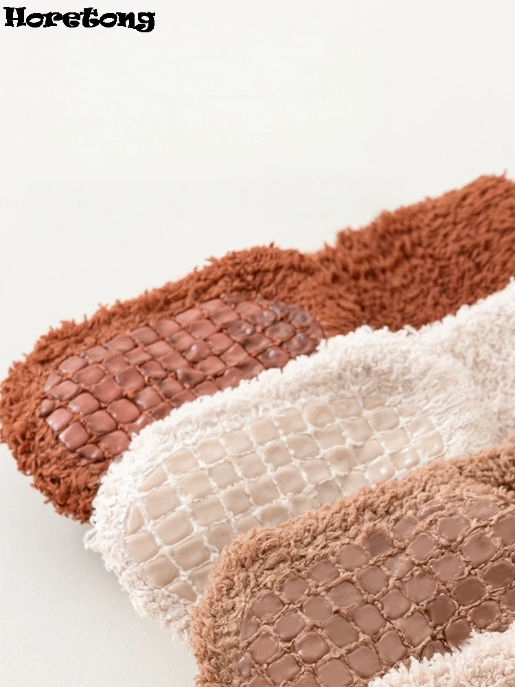 سميكة الطفل الجوارب لخريف وشتاء الوليد ألف خط جوارب يمكن السير بها على الأرض المضادة للانزلاق الكرتون ثلاثية الأبعاد الكلب الدافئة طفل الجوارب للأطفال 0-3 Y