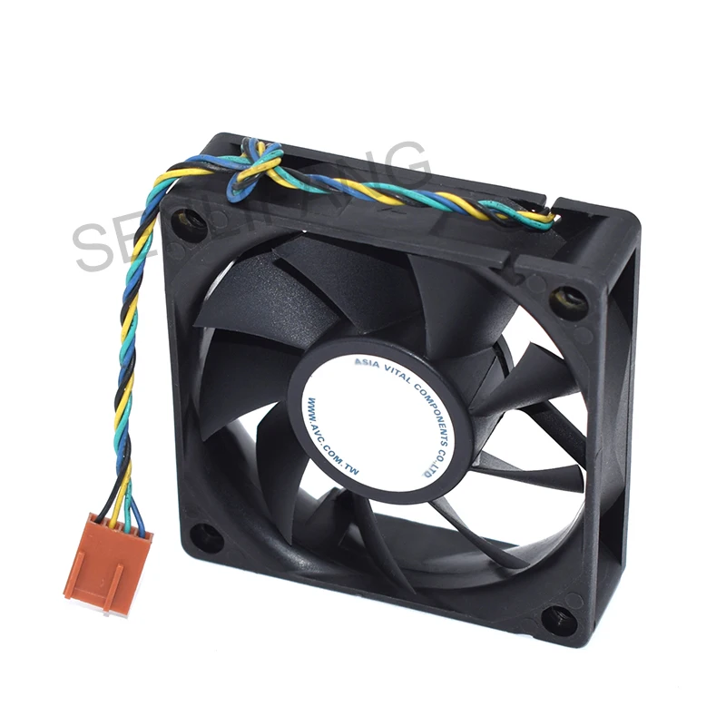 Genuine AS02  DV07020B12U 12V 0.7A 7CM Breeze volume PWM temperature control double ball fan