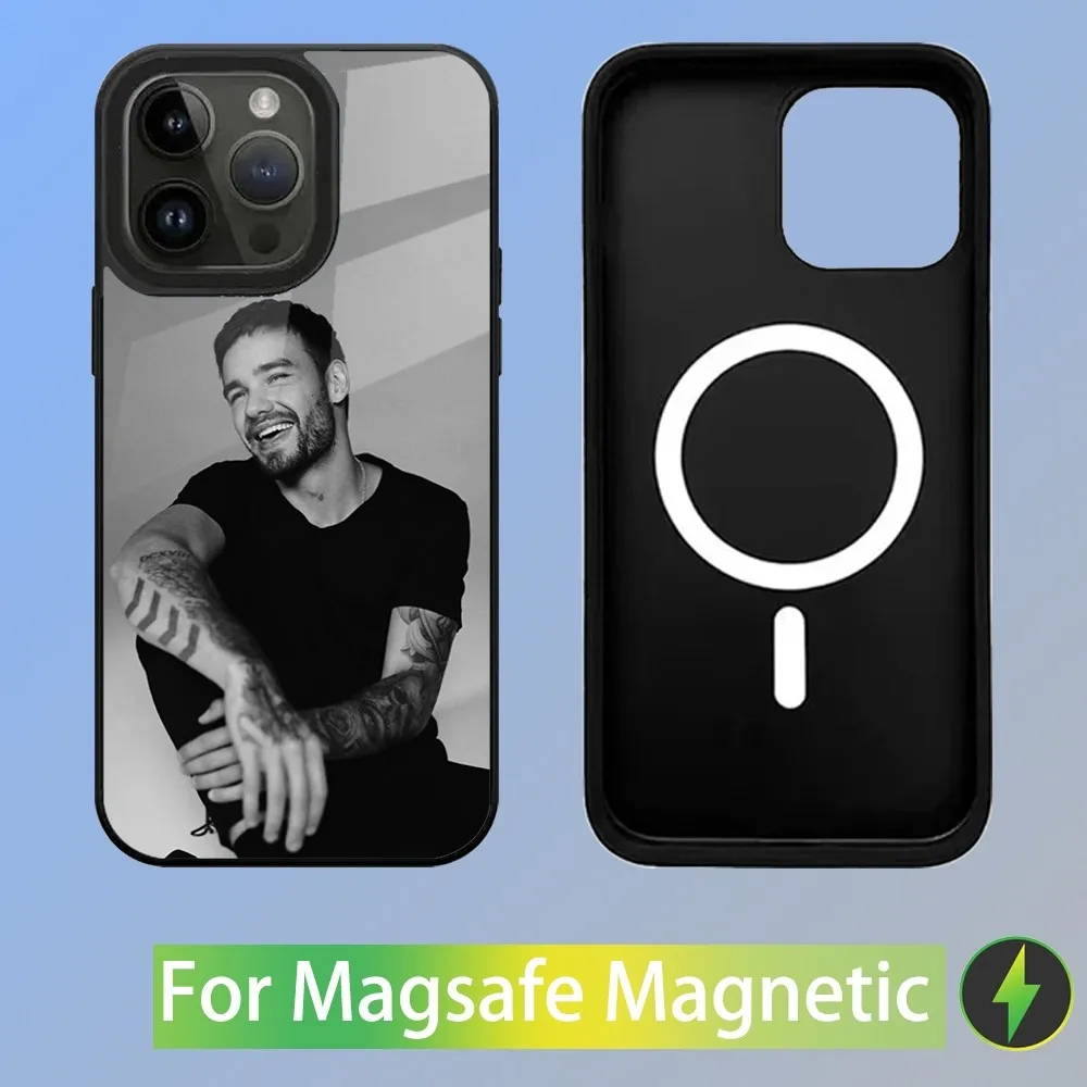 Singer L-Liam P-Payne Phone Case For iPhone 16,15,14,13,12,11,Plus,Pro,Max Mini Magsafe Magnetic Wireless Charging