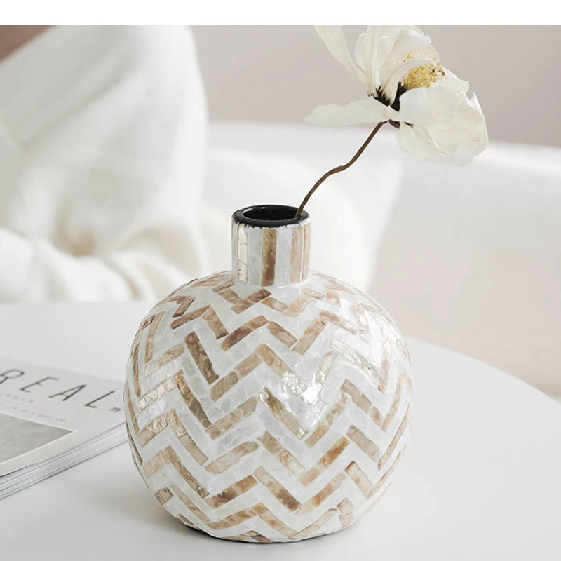 Patch Vase Desktop Decorative Ceramic Flower Arrangement Dried Floral Vases Pot Home Decoration