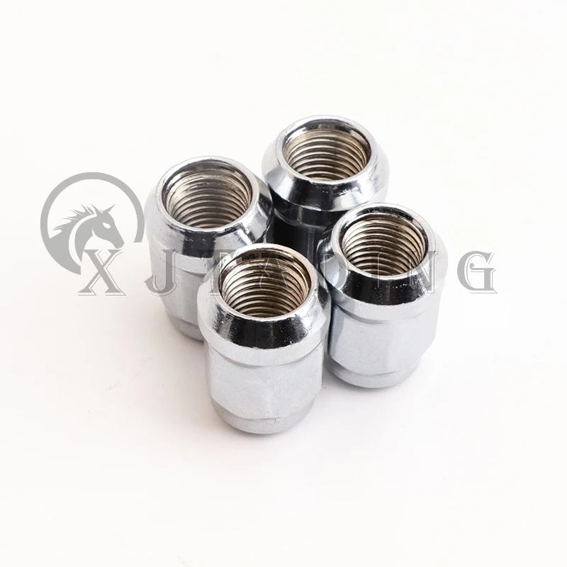 4pcs M10X1.25 M14x1.5 Chrome Wheel Hub Nut Fit For Alloy Aluminum Rim Wheel ATV Scooter Buggy UTV Quad Bike Vehicle Moto parts