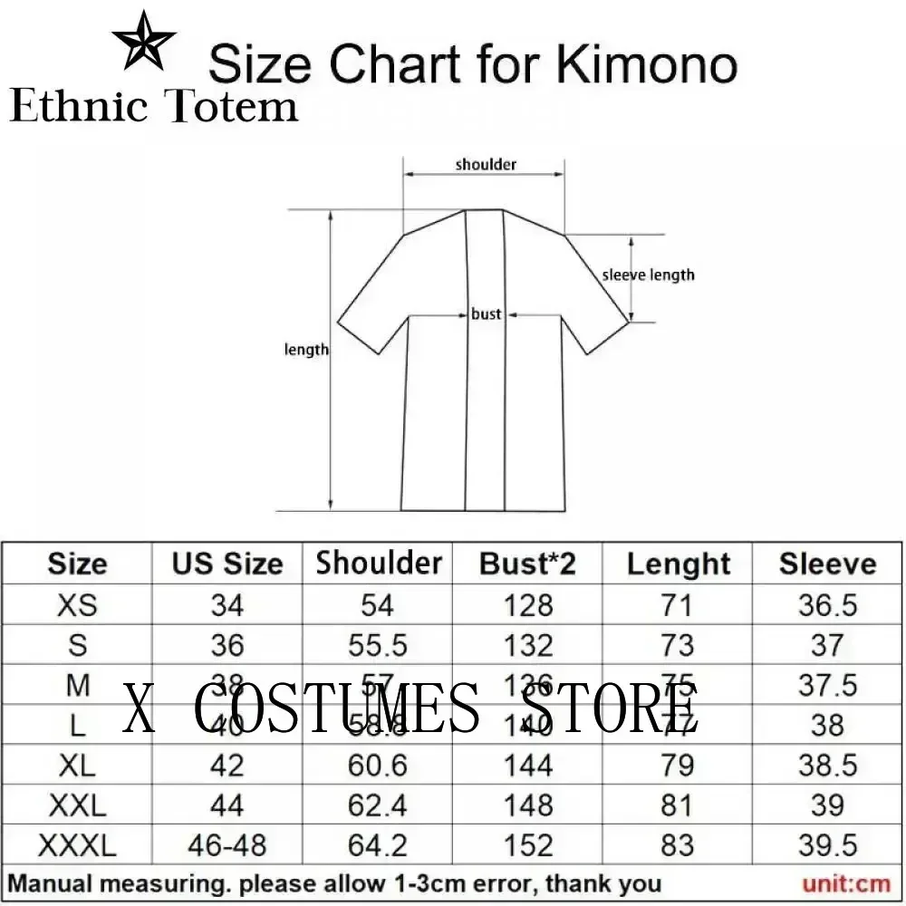 Demon Samurai Dragon Print Kimono Cardigan Japanese Kimono Yukata Harajuku Cardigan for Men Traditional Haori Kimono Women