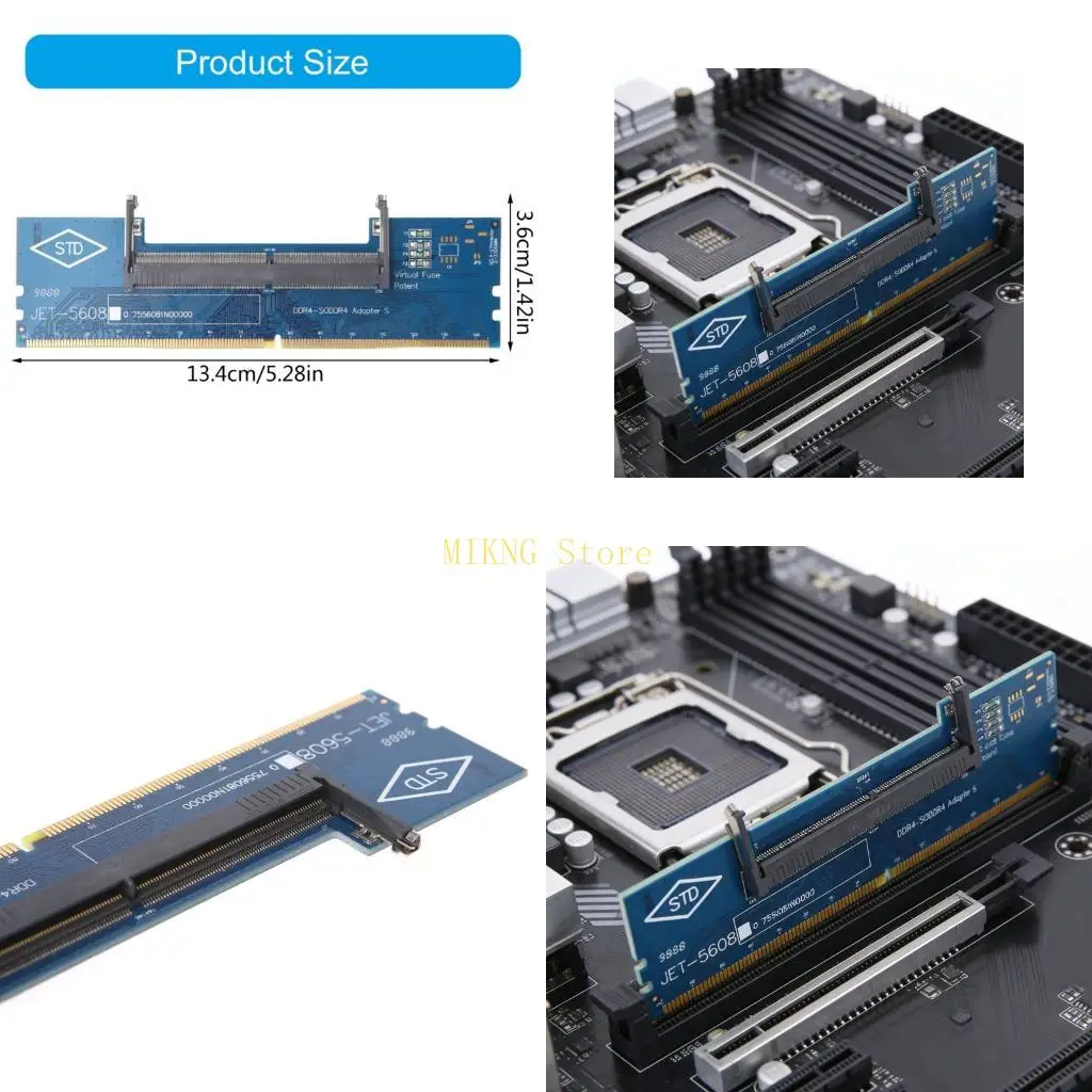 

1Set Cost Effective DDR4 Memory Connectors for Affordable Upgraded of Memory Without Replacement best sale
