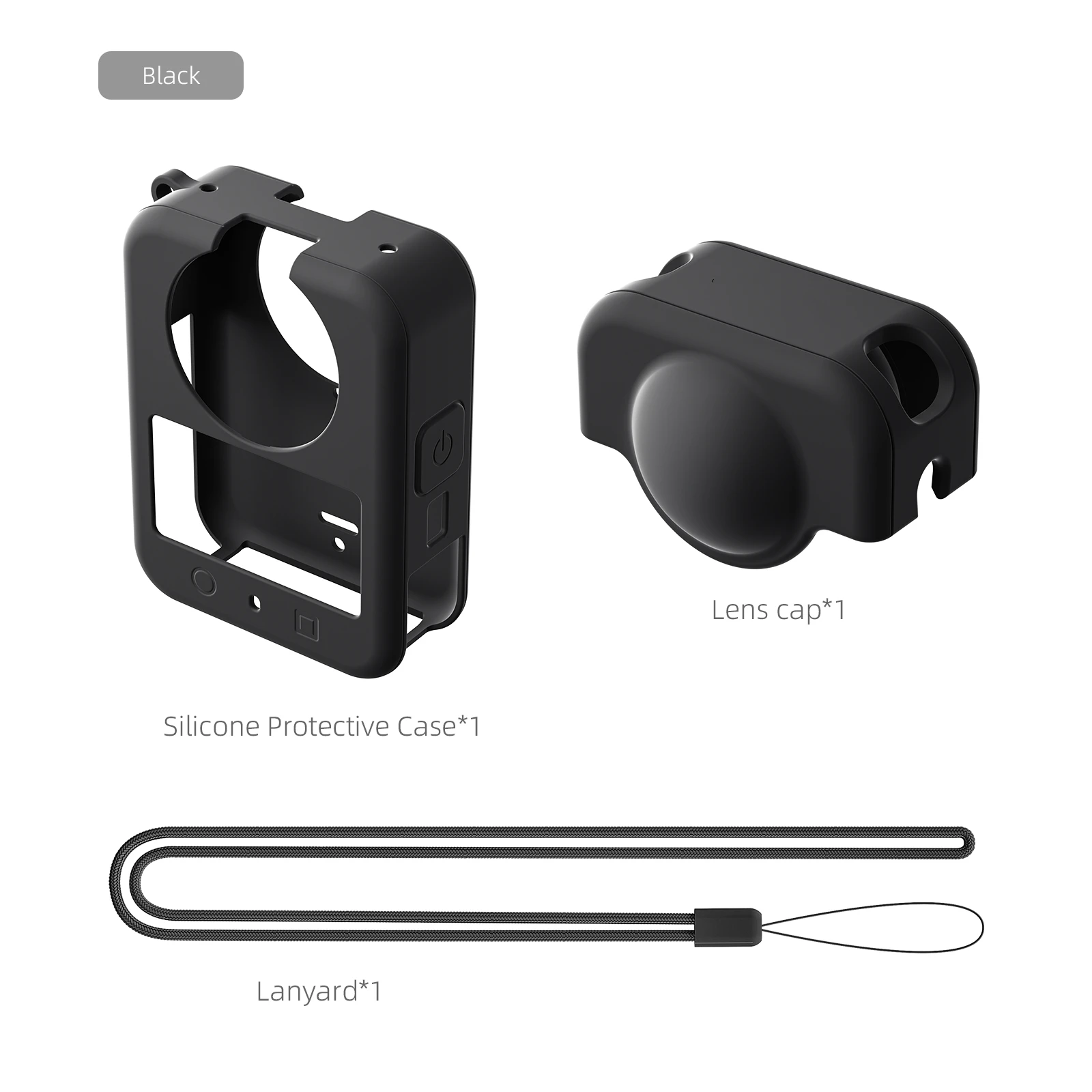 

Suitable for DJI OSMO 360 camera silicone case, lens case, body protection and camera accessories