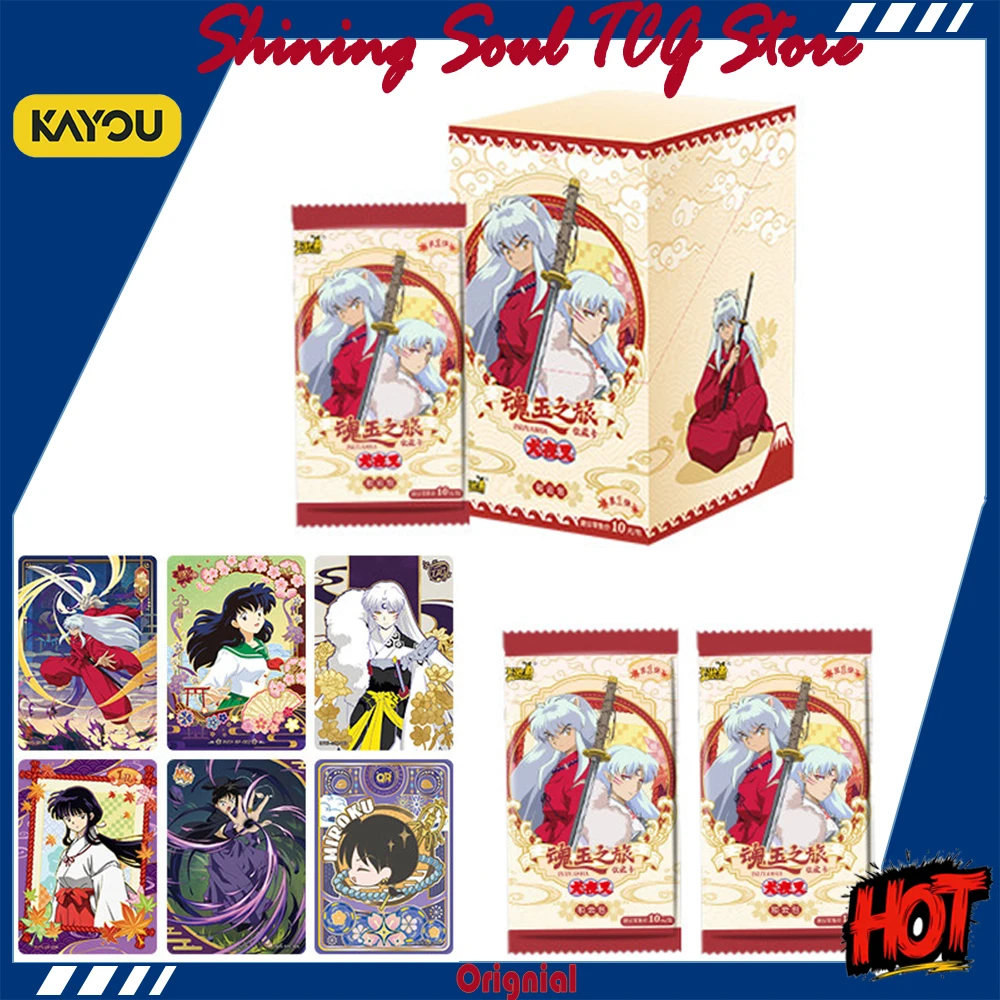 

Оригинальные коллекционные карты KAYOU Inuyasha: «Путешествие Души и Нефрита» и набор карт «Облака». Аниме-мерч, игрушка-подарок, подарок на день рождения.