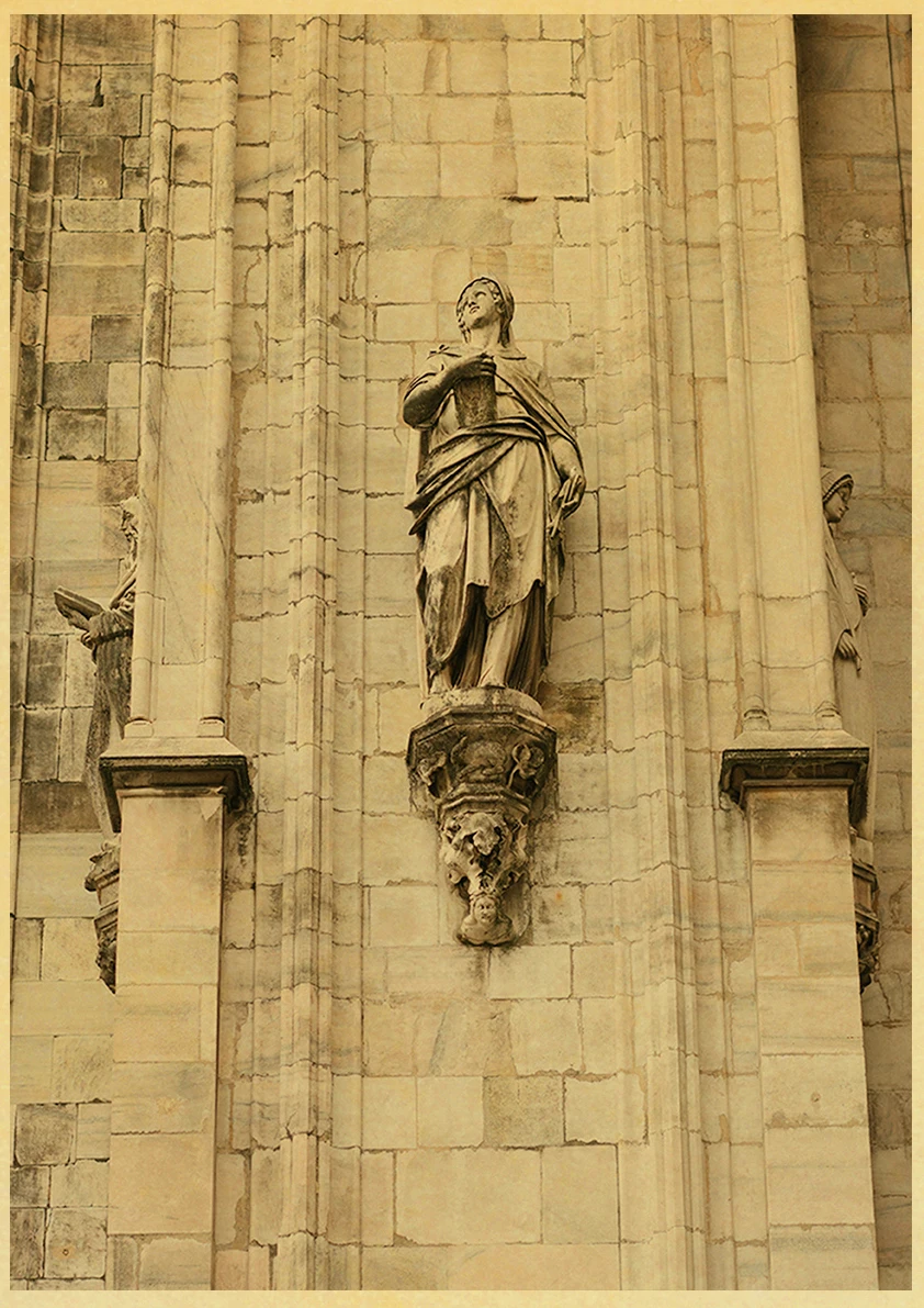 Retro Sculpture  Poster Prints and Posters Home Living Bed Room Decor Art Bar Cafe Pictures Frameless Wall Painting - Image 3