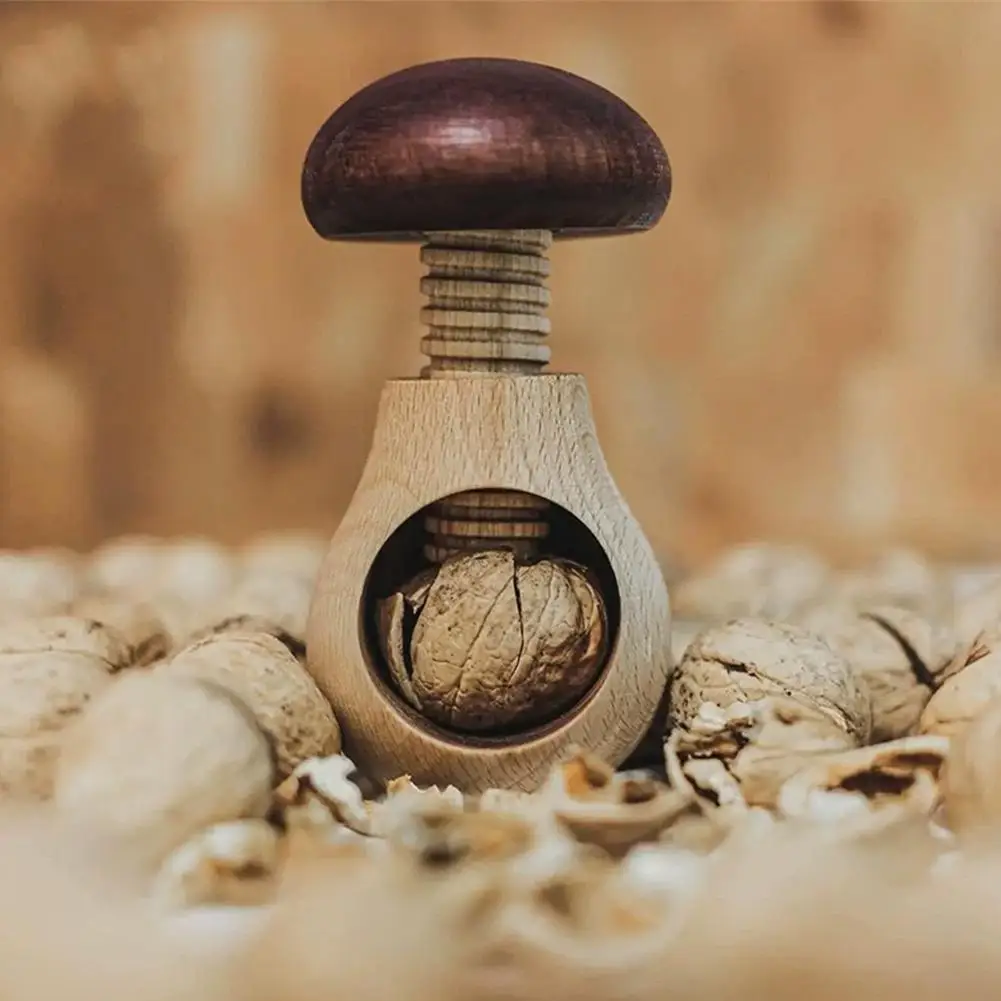 Nutcracker Mushroom-Shaped Multi-Function Kitchen Tool Adjustable Nut Cracker For Walnuts And Pecans Home Use