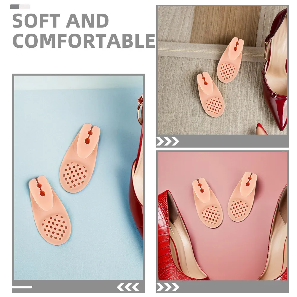 3Pairs Silicone Toe Separator Sandals for Big Toe Alignment Bunion Prevention Forefoot Cushion Massage Comfort Summer Wear