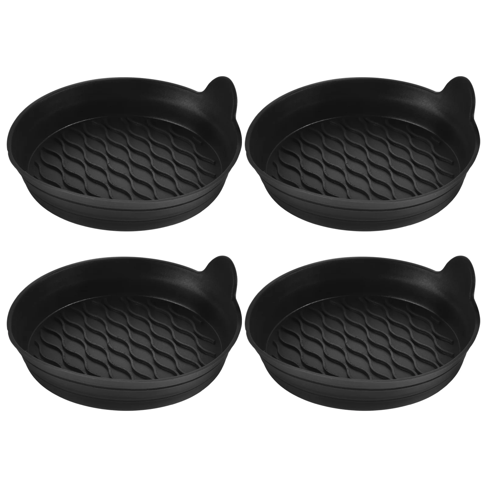 

4 Pcs Car Coaster Cup Coasters Decorations for Place Mats Drink Drinks Silica Gel Anti-skid Silicone