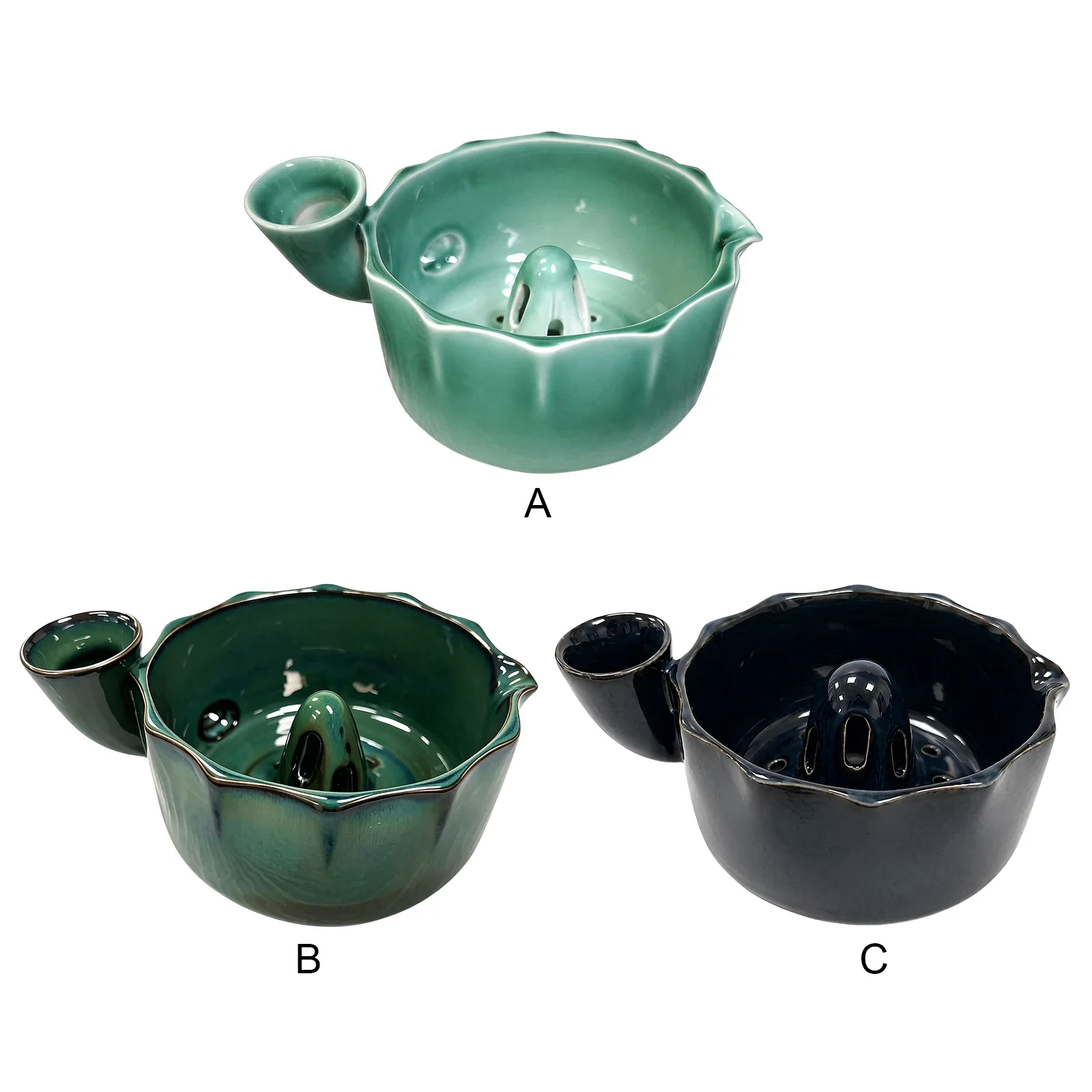 Ceramics Self Spinning Berry Bowl Berry Washing Bowl Fruit Washer Colander for Home Cooks Table Centerpiece Fruit Salad Prep