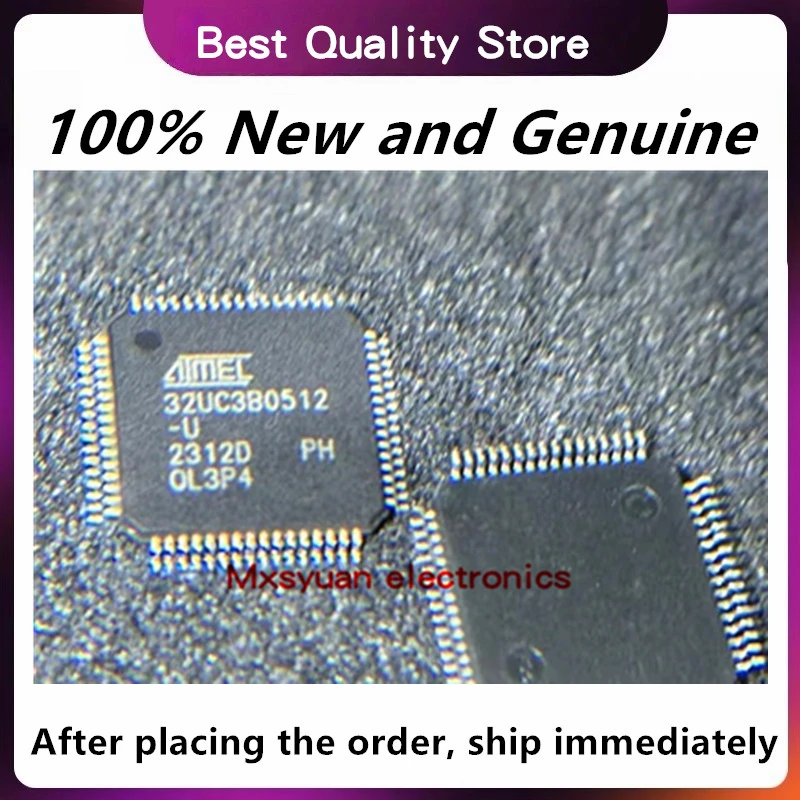 

2-20 шт./лот 32UC3B0512-U 32UC3B0512 AT32UC3B0512-A2UT QFP64 100% новый оригинал в наличии