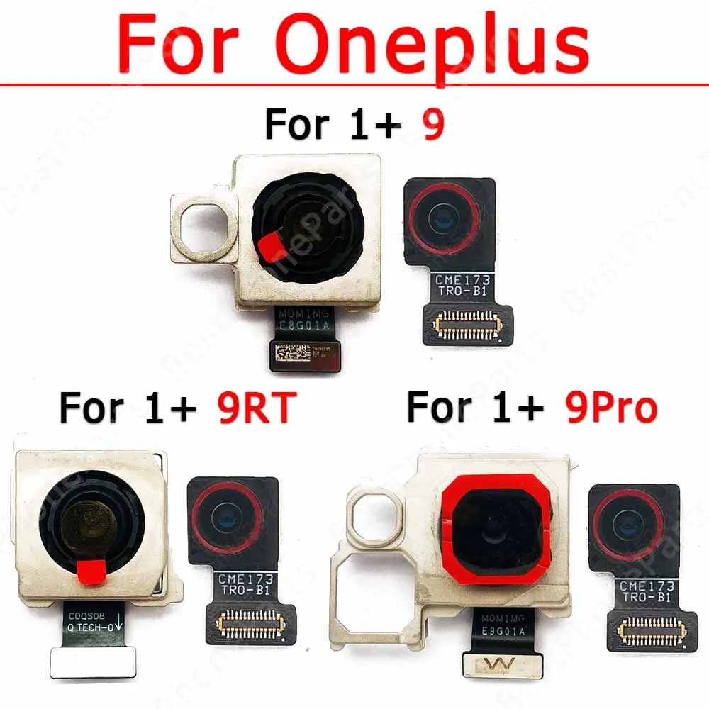 Rear Front Camera For OnePlus 9 Pro RT One Plus 9RT 5G Selfie Frontal Back Facing Backside Camera Module Spare Parts