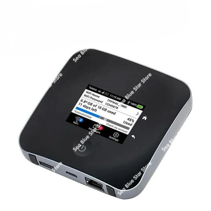 Nighthawk M2 4G 휴대용 WiFi 라디오 및 텔레비전 대만 SIM 카드 무선 라우터 MR2100