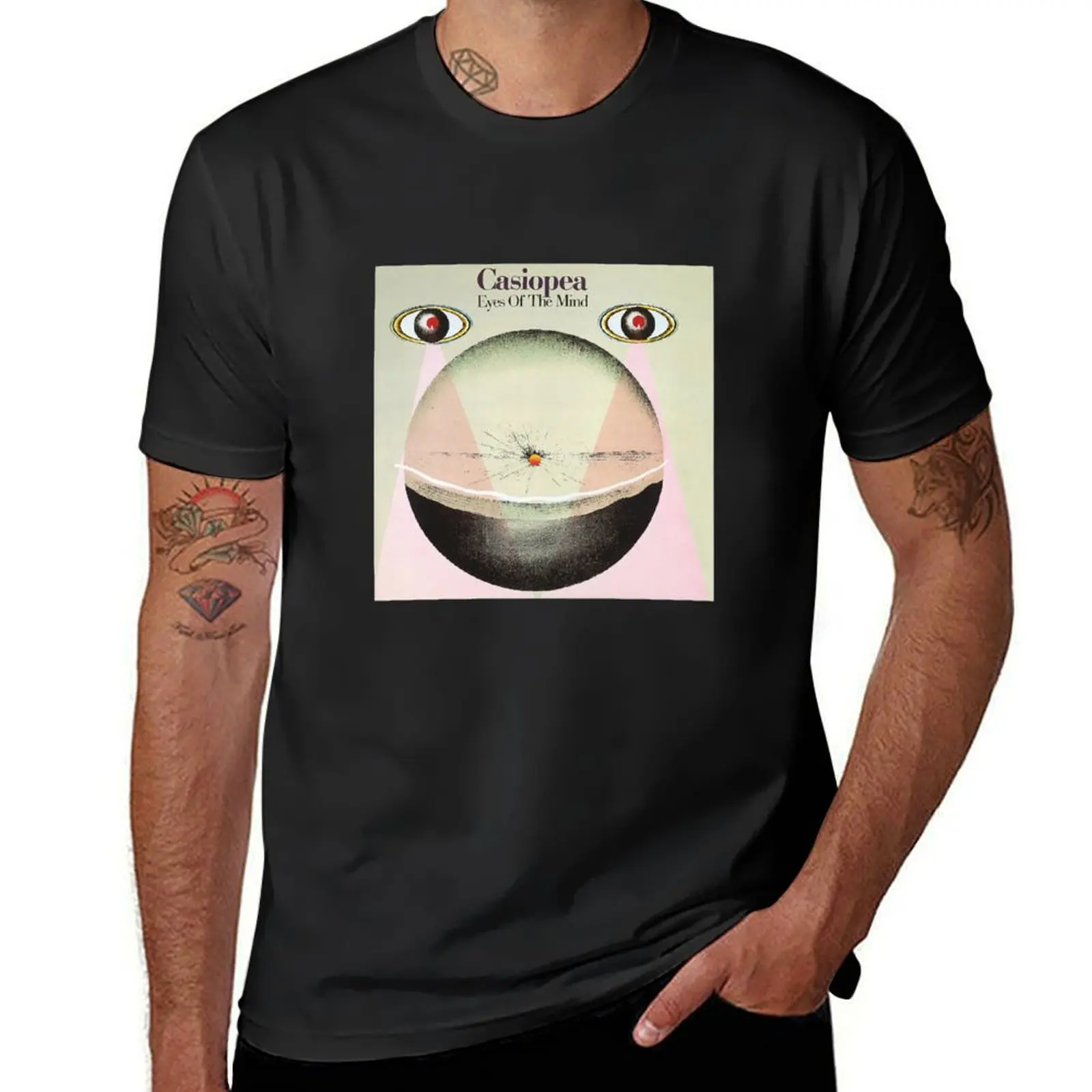 Casiopea - Eyes of the Mind (1981) T-Shirt quick-drying heavyweights mens cotton t shirts