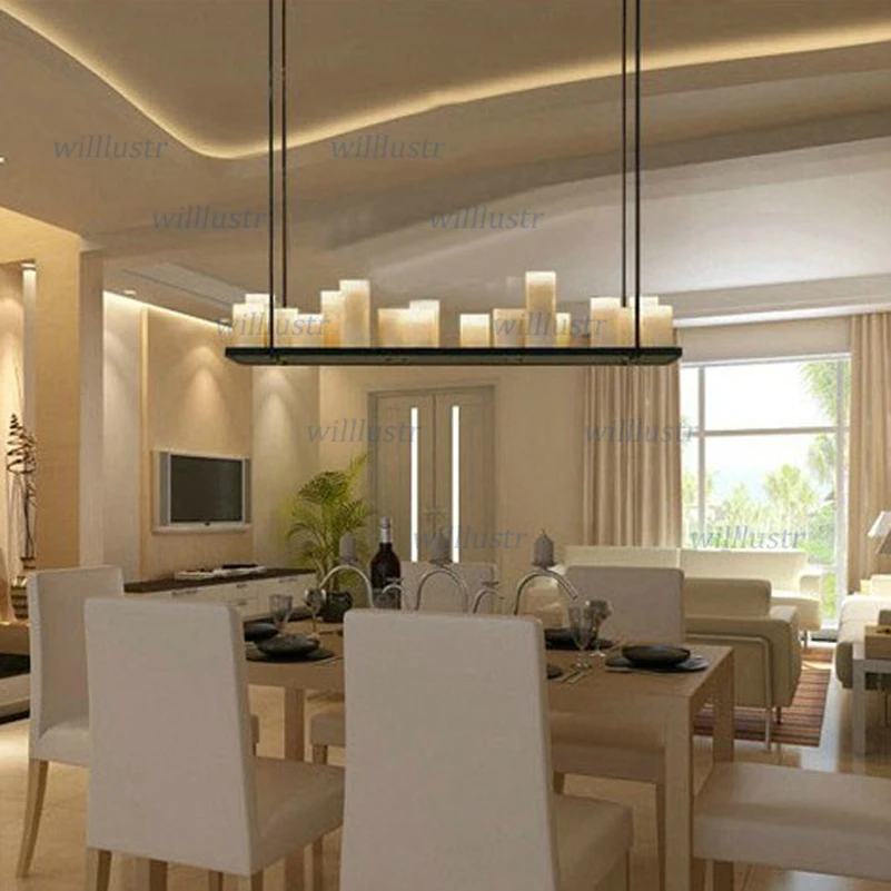 LED Replica Kevin Reilly Altar Pendant Lamp Candle Suspension Light Retro Metal Remote Control Hanging Ceiling Chandelier