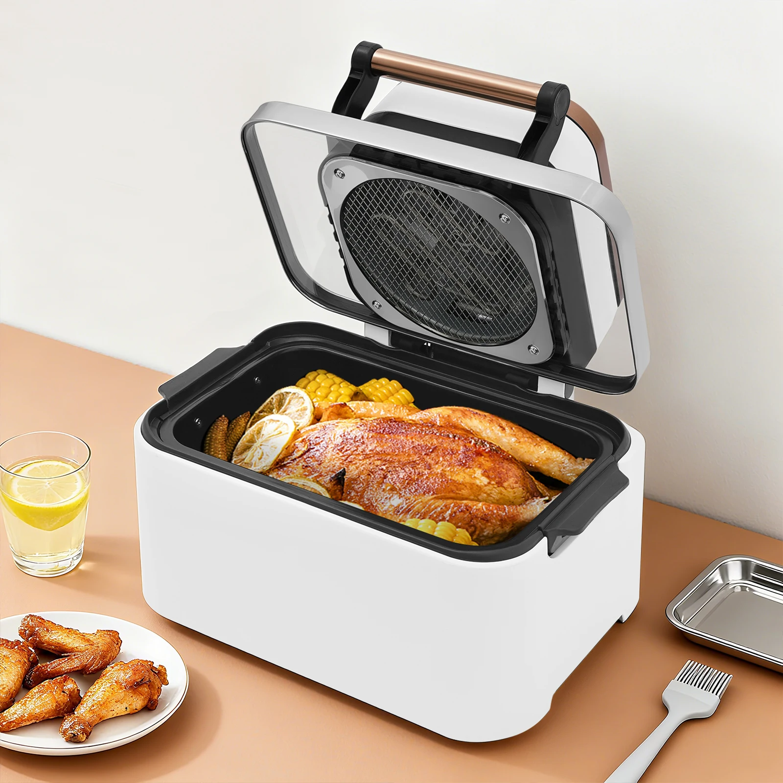 

Аэрофритюрница 12,68 Qt Многофункциональная электрическая фритюрница Аэрофритюрница с смотровым окном