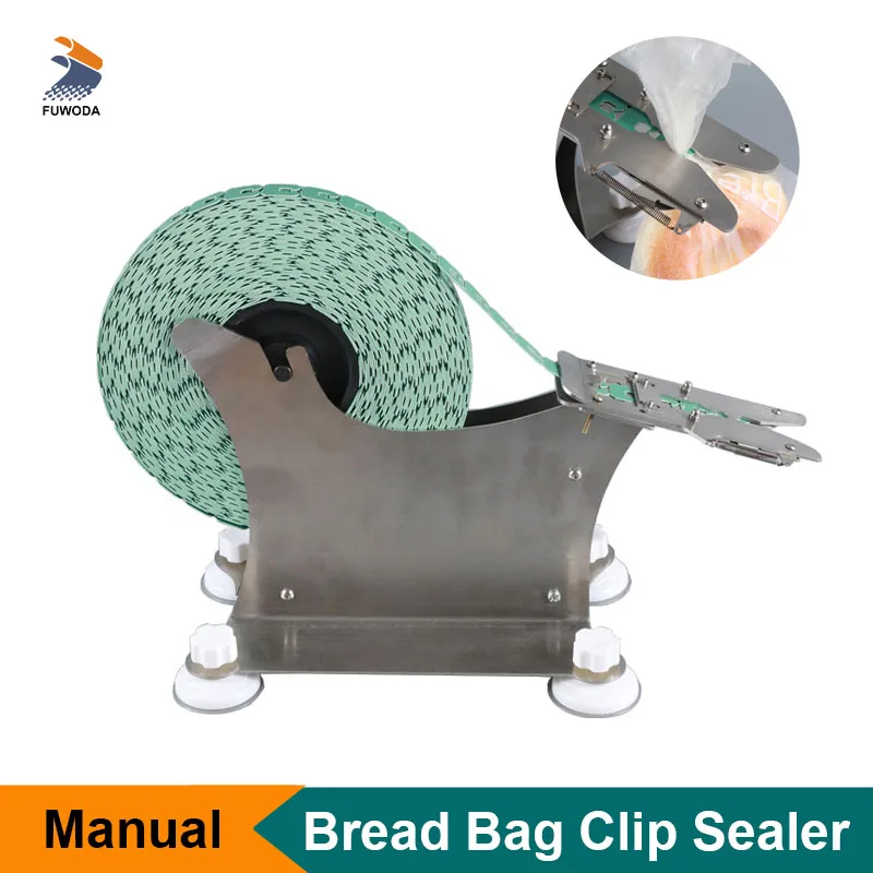 Hot Sale Bread Clip Bread Bag Closure Machine for Sealing Plastic Bag Snack Candy Bags Bakery or Home Use