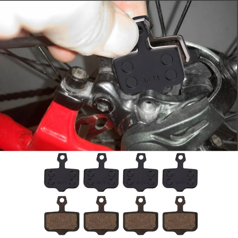 4 Pairs Mountain Bike Metallic Disc Brake Pads For Avid Elixir R Cr CR MAG/X0 XX DB