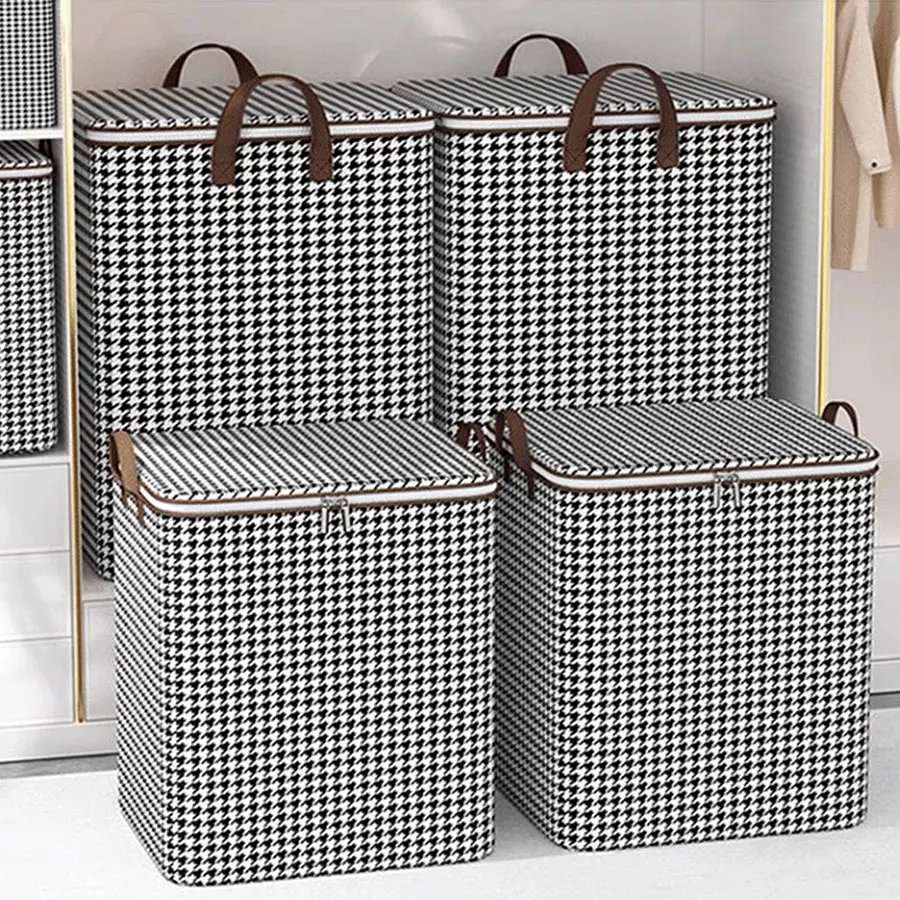 كيس تغليف اللحاف القطني، وحقيبة تنظيم خزانة الملابس، وحقيبة الأمتعة المتحركة، وحقيبة تخزين منزلية مقاومة للماء والرطوبة