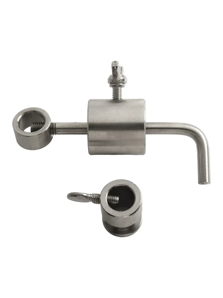 Brand New Weight Balancer BBQ Oven BBQ Rod Balance Skewer Limiter Rotisserie Roast Chicken Set Stainless Steel