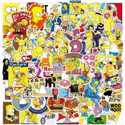 10/30/50/100 Stuks Cartoon Anime Komedie Simpson Familie Stickers Stickers Diy Laptop Skateboard Auto Waterdicht Grappig Kids Sticker Speelgoed