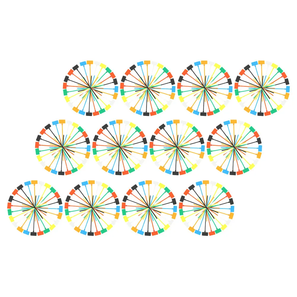 

500 Pcs 4x150mm Mixed Color Twist Ties For Treat Bags Zip Ties for Bags Wire Management Plants Vine Fixation