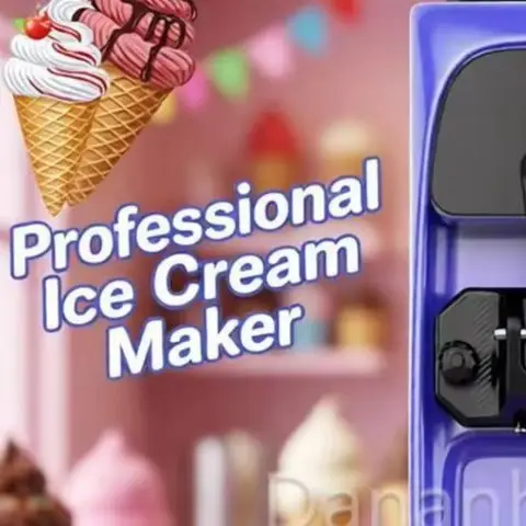 BL25E Single Flavor Ice Cream Machine 110V-220V Universal Voltage Countertop Soft Serve Maker For Snack Retail Store