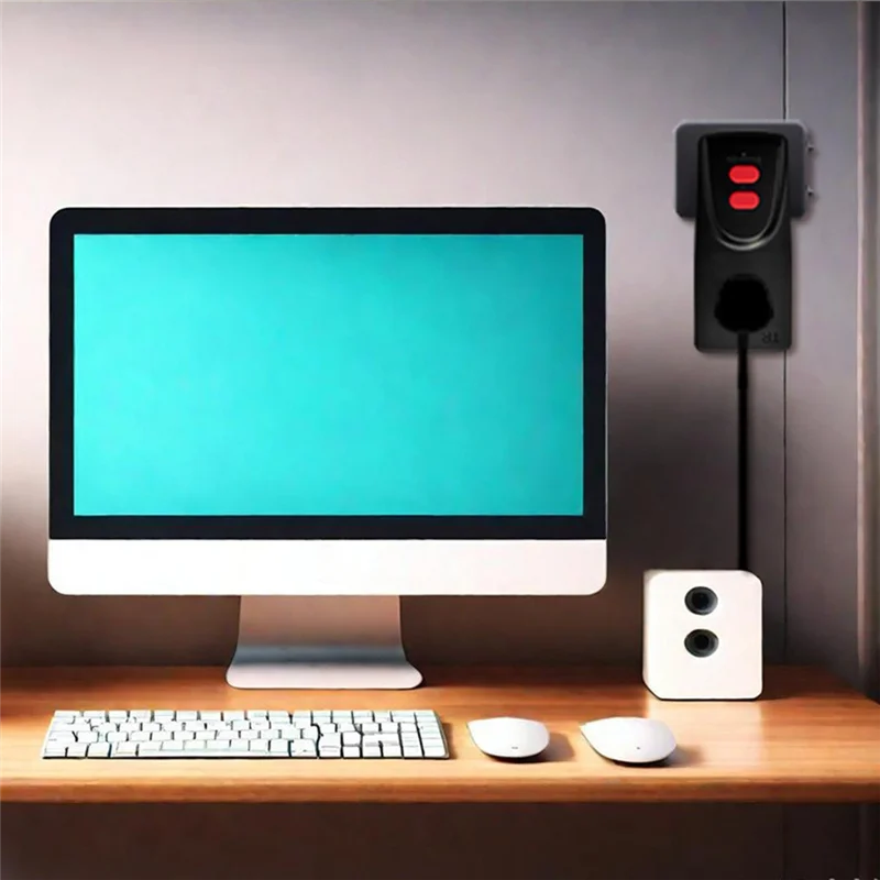 

【24-часовая распродажа】Портативный подключаемый адаптер GFCI, 15 А, 3 контакта, заземленный прерыватель цепей неисправностей для защиты электроэнергии