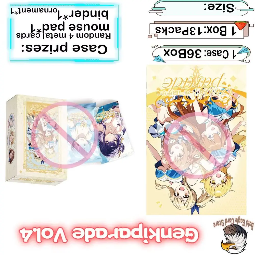 Orange House Genki Parade Vol.4 Springoddesses Series and Vitality Carnival Vol.4 Blind Box Interesting Trendy Card Decoration