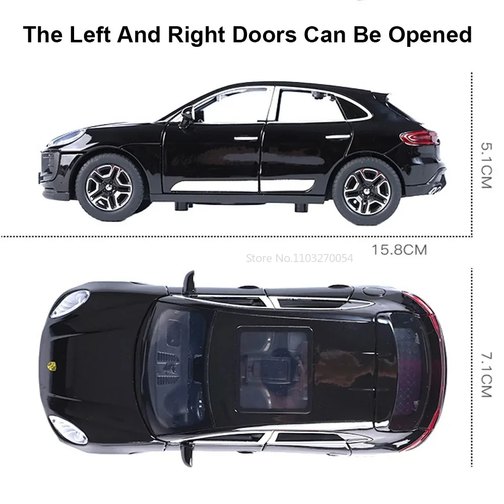 1:32 911 GT3 RS Macan Legierung Sportwagen Druckguss Modell Spielzeug Ornament Türen Geöffnet Sound Licht Zurückziehen Fahrzeuge Kinder Festival Geschenk – Detail 14