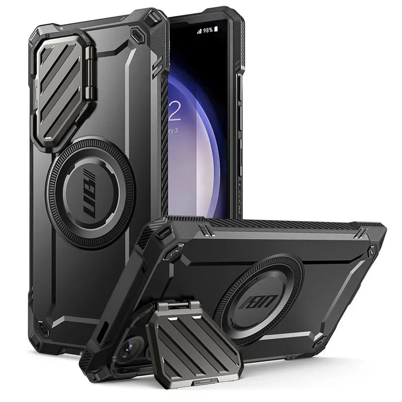 SUPCASE hoesje voor Samsung Galaxy S24 Ultra 6,8 inch 2024 UB Mag XT Volledige bescherming robuuste hoes met camera bescherming & ingebouwde standaard